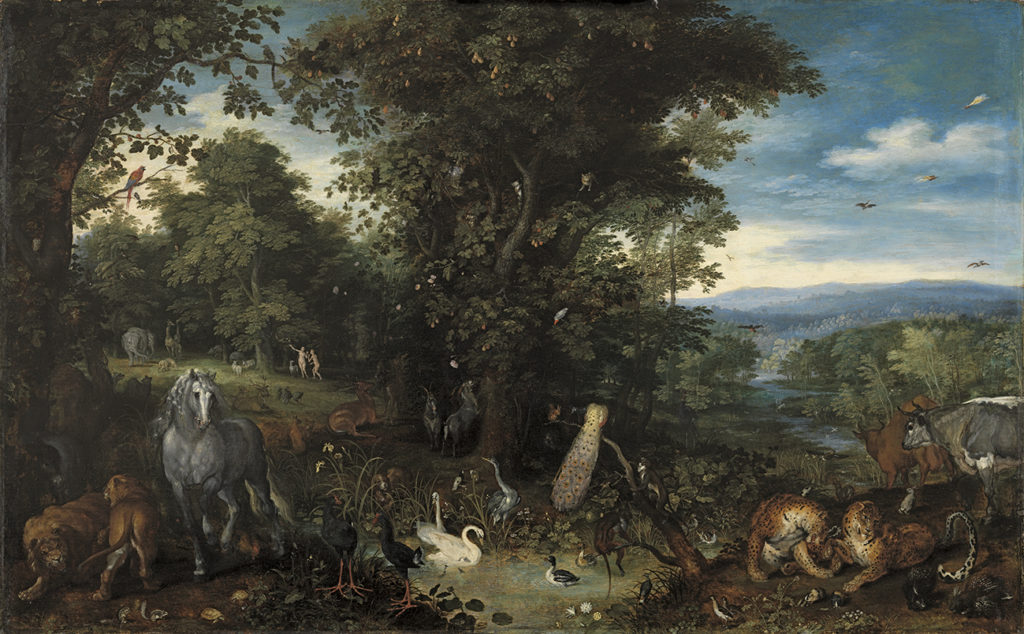 El jardín del Eden.Brueghel