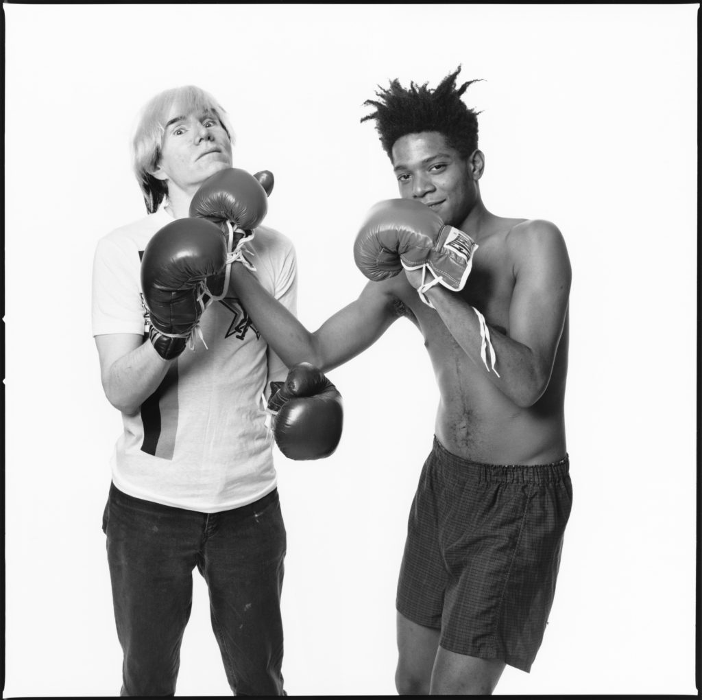 Jean Michel Basquiat and Andy Warhol 3 Michael Halsband
