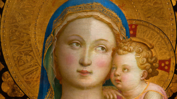 La Virgen de la humildad de Fra Angelico
