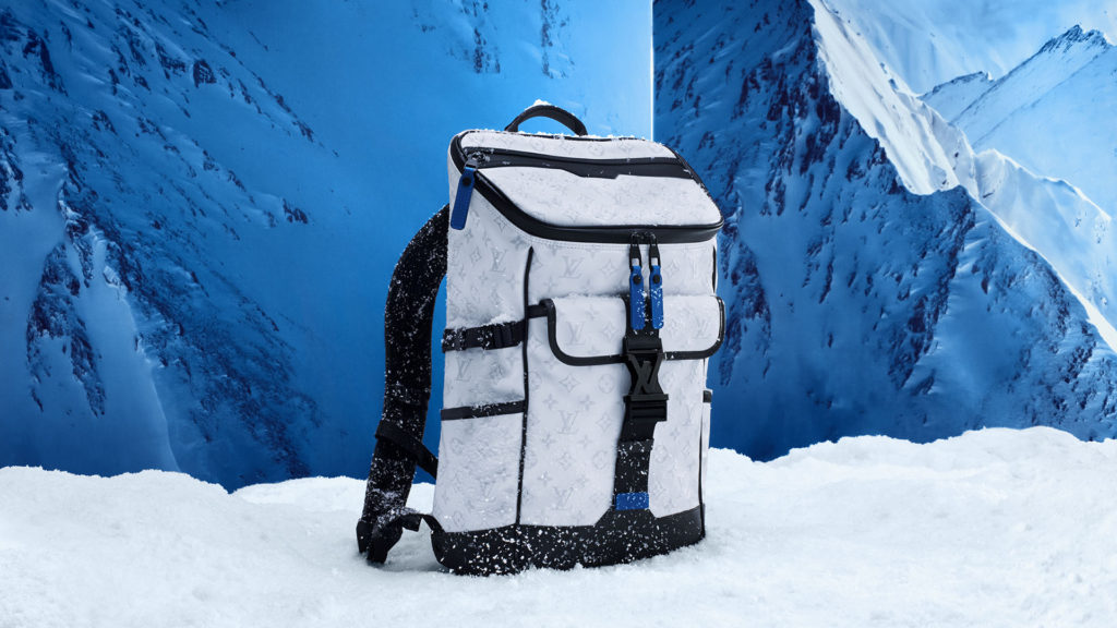 MOUNTAIN BACKPACK IN MONOGRAM STORM CANVAS