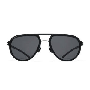 Rimowa y Mykita presentan dos nuevos diseños de gafas junto a una campaña protagonizada por Nina Hoss y Leon Dame 3 RIMOWA MYKITA MR006 Black Black PDP F