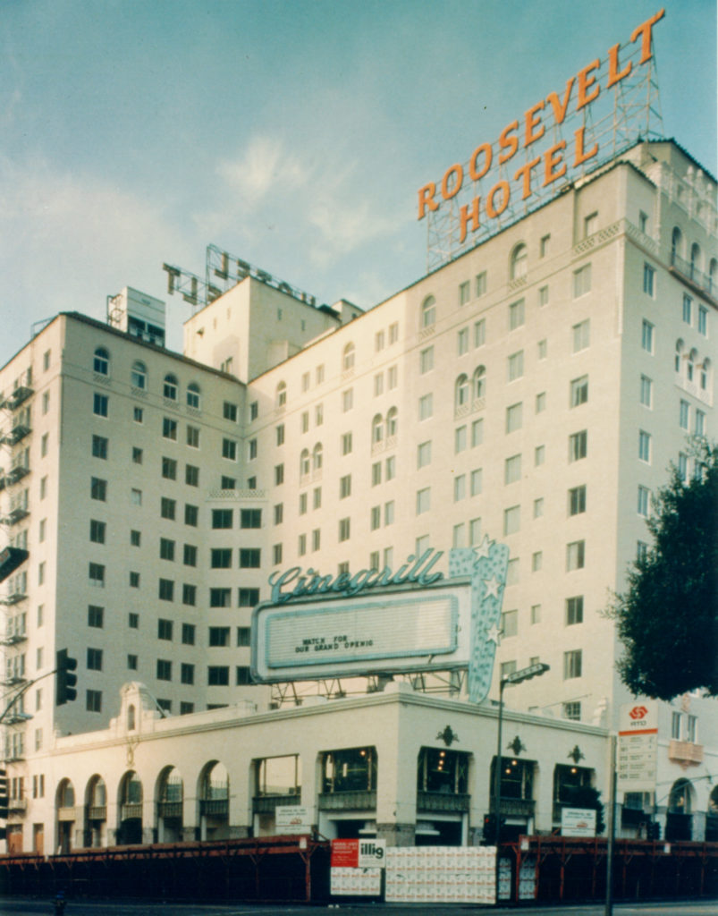 The Hollywood Roosevelt Historic photo 1985 ©Preferred Hotels Resorts