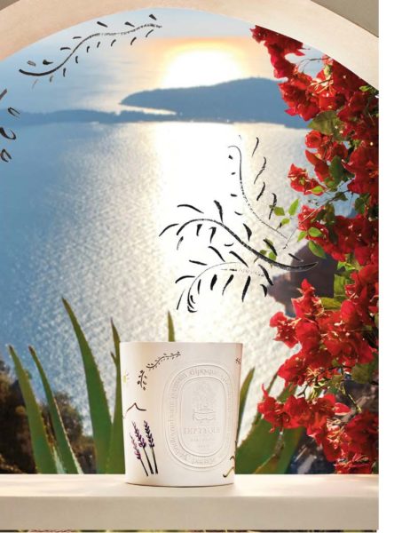 Dyptique, Colección Verano Mediterráneo: Vela Citronela para interiores y exteriores – 190 g, 52 € 1,5 kg, 285 €